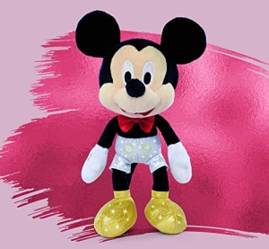 Simba Disney 100 Mickey Mouse 25cm Jucarie Plus Glitzeroutfit - Img 4