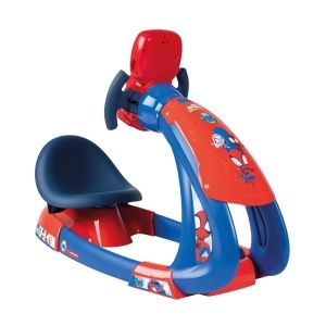 Simulator de condus pentru copii Smoby Spidey V8 Driver cu sunete si lumini