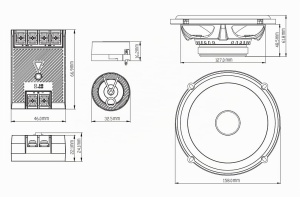 Sistem audio auto JBL Stage3 607C, 250W, 16cm, 2 cai - Img 6