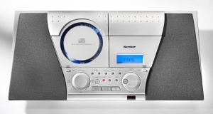 Sistem audio compact Karcher MC 6550N cu CD Player radio FM si functie de alarma argintiu - Img 2
