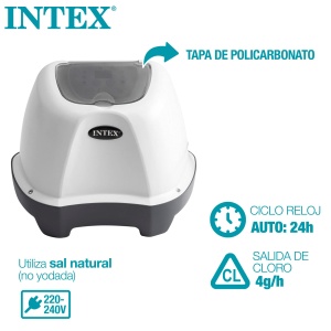 Sistem de apa sarata Intex 230V Krystal CG-26664 - Img 3