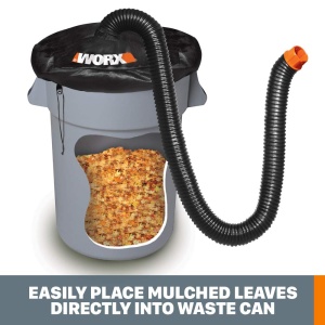 Sistem de colectare frunze Worx LeafPro WA4058, capacitate 121-363 litri, furtun 2,4-4,8 m - Img 4