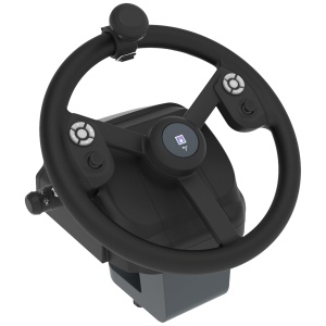 Sistem de control pentru vehicule agricole HORI, cu volan de 34 cm, pedale si 76 butoane - Img 3