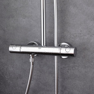 Sistem de dus GROHE Tempesta Cosmopolitan cu termostat, dus de ploaie 160mm - Img 3