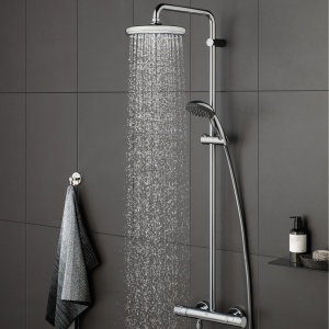 Sistem de dus GROHE Vitalio 210, crom, 9.5 lmin, cu termostat - Img 3