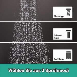 Sistem de dus hansgrohe Croma Select 280, 4 tipuri de jet, crom - Img 7
