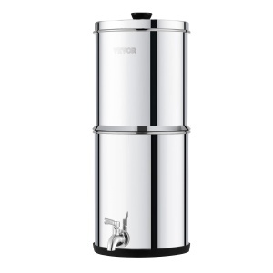 Sistem de filtrare a apei VEVOR cu 7 L, inox, 99 clor eliminat, 2 filtre - Img 9