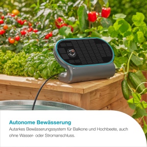 Sistem de irigare automata Gardena AquaBloom L, solar, pentru 30 plante, instalare usoara - Img 2