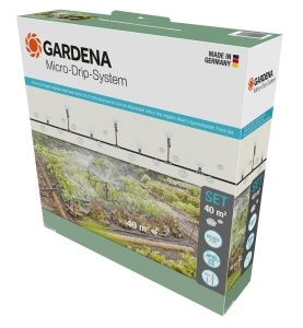 Sistem de irigare prin picurare Gardena Micro-Drip, 40 m, set complet