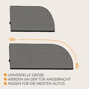 Sistem de protectie solara auto LIONELO SUNBLOCKER, 2 bucati, 60x48 cm, protectie UV - Img 5