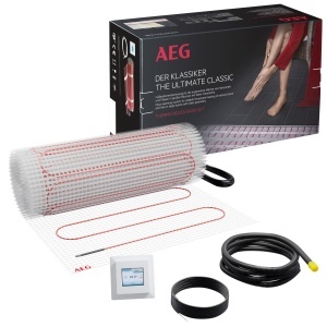 Sistem incalzire electrica in pardoseala AEG TBS TB 1605 Set Plus 5 m2 160 Wm2 termostat inclus