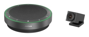 Sistem video conferinta Jabra BYOD Room Kit pentru sali mici, cu camera Huddly IQ si difuzor Jabra Speak2 75 - Img 2