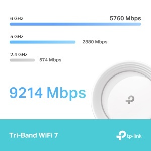 Sistem Wi-Fi Mesh TP-Link Deco BE65, Tri-Band, 11 Gbps, 4 Porturi 2.5G - Img 4