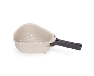 Sita compacta Joseph Joseph Droplet cu manere pliabile design ergonomic culoare Stone