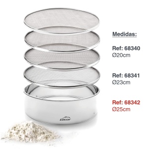 Sita cu 4 plase interschimbabile Lacor 68342 diametru 25 cm calitate premium - Img 2