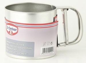 Sita cu un singur brat Dr. Oetker, 350g, metal, argintie - Img 4