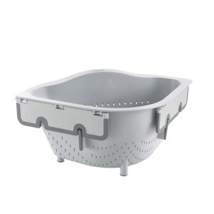 Sita din plastic Metaltex 185023000, capacitate 3,1 litri, gri
