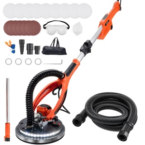 Slefuitor electric VEVOR WS225-KCL, 950 W, 255 mm, cu LED si 15 discuri