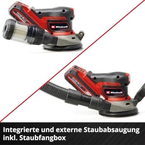 Slefuitor orbital aleatoriu fara fir Einhell Professional TP-RS 18/32 Li BL-Solo Power X-Change (18 V, fara perii, circuit oscilant de 3,2 mm, talpa de slefuit de 125 mm, inclusiv smirghel, fara baterie) - Img 10