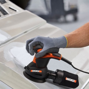 Slefuitor orbital rotativ WORX WX652.1 300W - Diametru de slefuire 125 mm - Slefuire pe o gama larga de materiale facilitata - Img 3