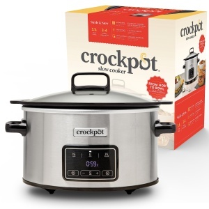 Slow Cooker Crockpot Sizzle Stew CSC111X, 3.5 l, Inox, Digital