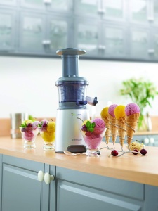Slow Juicer Kenwood JMP601SI, 150W, 1.3L, Argintiu - Img 7