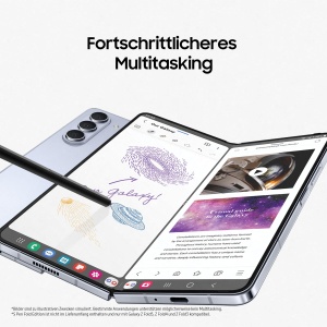 Smartphone pliabil Samsung Galaxy Z Fold5, 256 GB, Albastru Icy, Camera HD - Img 9
