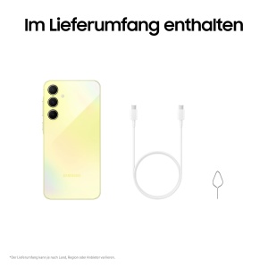 Smartphone Samsung Galaxy A55, 128 GB, 8 GB RAM, 50 MP, Galben Awesome - Img 5