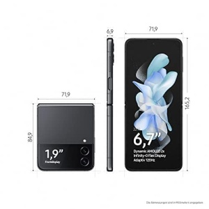 Smartphone Samsung Galaxy Z Flip4 5G, 128GB, Graphite, Garantie 36 luni - Img 2