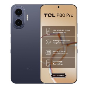 Smartphone TCL P80 Pro 5G, 512GB, 24GB RAM, Camera 50MP, Albastru