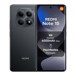 Smartphone XIAOMI REDMI Note 15, 8GB RAM, 256GB, 6000mAh, Negru