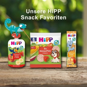 Snack Bio HiPP Maiswaffeln Mango, 8 x 23 g, glutenfrei, fara arome adaugate - Img 5