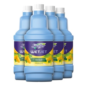 Solutie de Curatare Swiffer Wetjet, 4 x 1,25 l, pentru toate tipurile de podele