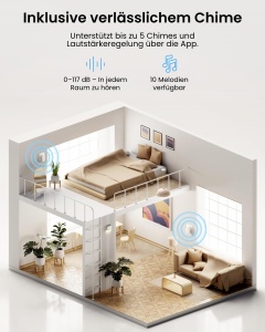 Sonerie video Reolink cu camera 5MP, WiFi dual-band, audio bidirectional - Img 7