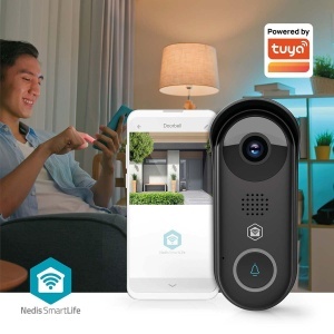 Sonerie Video Smart Nedis WIFICDP11BK, 1080p Full HD, Detectie Miscare, Negru - Img 3