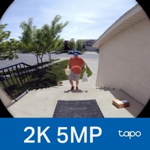Sonerie video Tapo D235 cu camera 2K, 10000 mAh, nocturna color - Img 5