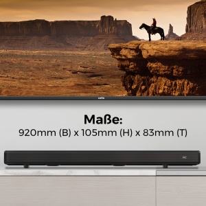 Soundbar Cello YWS23-DE 2.1 Canale 80W Bluetooth Negru - Img 4