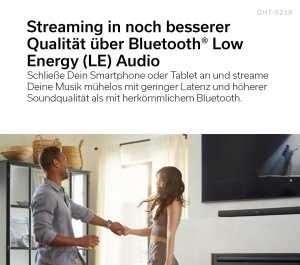 Soundbar Denon DHT-S218 cu Subwoofer Integrat, Dolby Atmos, Bluetooth, Negru - Img 4