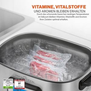 Sous Vide Garer ProfiCook PC-SV 1112, 8.5L, Timer 72 ore, Inox - Img 3