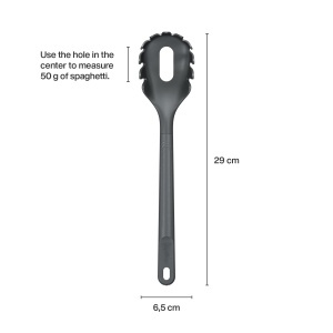 Spaghetti Heber Zyliss Beluga Grey 31cm Ergonomic si Sustenabil - Img 2