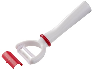 Spargator de legume Tefal Ingenio K15320 Lama ceramica Alb Ergonomic - Img 2