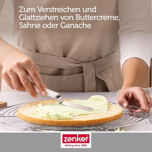 Spatula de decorare Zenker Pure Elegance 24 cm, inox, maner ergonomic - Img 5
