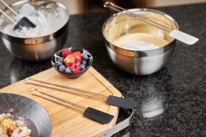 Spatula de Teig ROSLE, Silikon Rezistent, 26 cm, Negru - Img 6