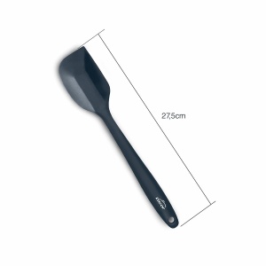 Spatula din silicon Lacor 64464, 27.5cm, rezistenta la caldura, neagra - Img 2
