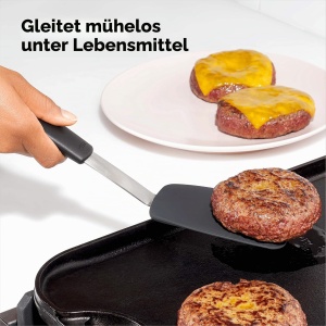 Spatula flexibila OXO Good Grips din silicon, rezistenta la caldura, usor de curatat - Img 2