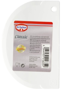 Spatula pentru aluat Dr. Oetker 12 cm, din plastic flexibil, alba - Img 2