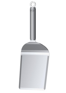 Spatula pentru gratar ROSLE Plancha, din otel inoxidabil, 37 cm, cu maner confortabil