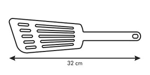 Spatula pentru omleta Tescoma SPACE LINE, material rezistent la caldura - Img 3