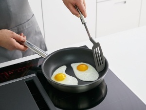 Spatula ZWILLING Pro, 33 cm, inox si silicon, ergonomic, argintie - Img 4