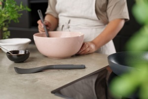 Spatula Zyliss Easy Lift, 30 cm, Silicon si Weizenstroh, Gri, Rezistenta la caldura - Img 6